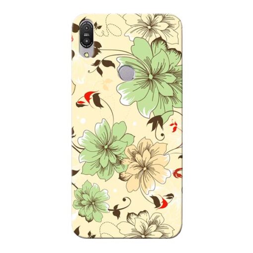 Floral Design Asus Zenfone Max Pro M1 Mobile Cover