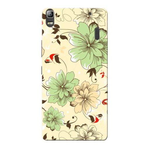 Floral Design Lenovo K3 Note Mobile Cover