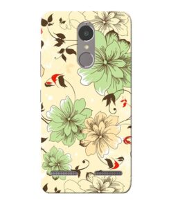 Floral Design Lenovo K6 Power Mobile Cover