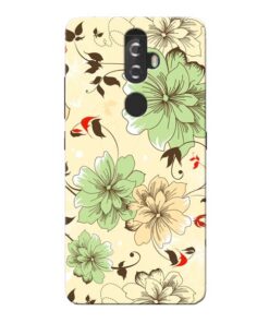 Floral Design Lenovo K8 Plus Mobile Cover