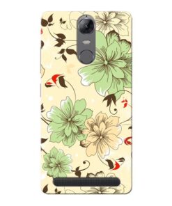 Floral Design Lenovo Vibe K5 Note Mobile Cover