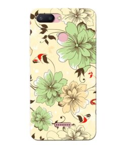 Floral Design Xiaomi Redmi 6 Mobile Cover