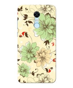 Floral Design Xiaomi Redmi Note 5 Mobile Cover