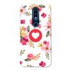 Floral Heart Nokia 6.1 Plus Mobile Cover