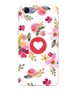 Floral Heart Oppo Realme 1 Mobile Cover