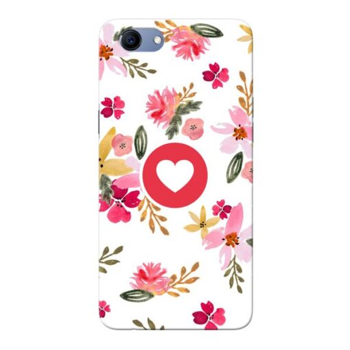 Floral Heart Oppo Realme 1 Mobile Cover