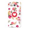 Floral Heart Samsung Galaxy A8 2015 Mobile Cover