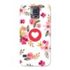 Floral Heart Samsung Galaxy S5 Mobile Cover
