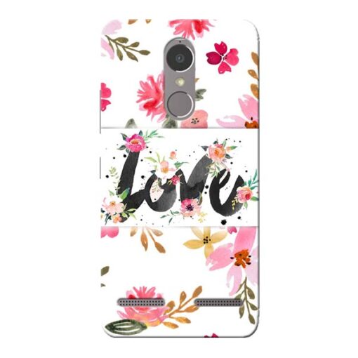 Flower Love Lenovo K6 Power Mobile Cover