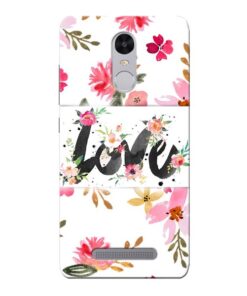 Flower Love Xiaomi Redmi Note 3 Mobile Cover