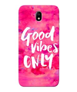 Good Vibes Samsung Galaxy J7 Pro Mobile Cover