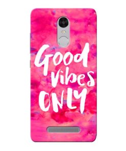 Good Vibes Xiaomi Redmi Note 3 Mobile Cover