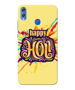 Happy Holi Honor 8X Mobile Cover