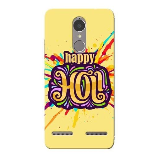 Happy Holi Lenovo K6 Power Mobile Cover