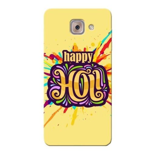 Happy Holi Samsung Galaxy J7 Max Mobile Cover
