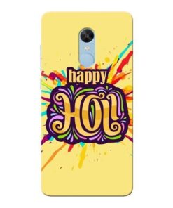 Happy Holi Xiaomi Redmi Note 4 Mobile Cover