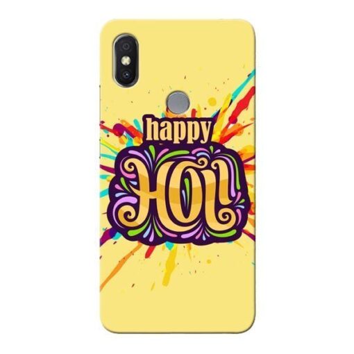 Happy Holi Xiaomi Redmi Y2 Mobile Cover