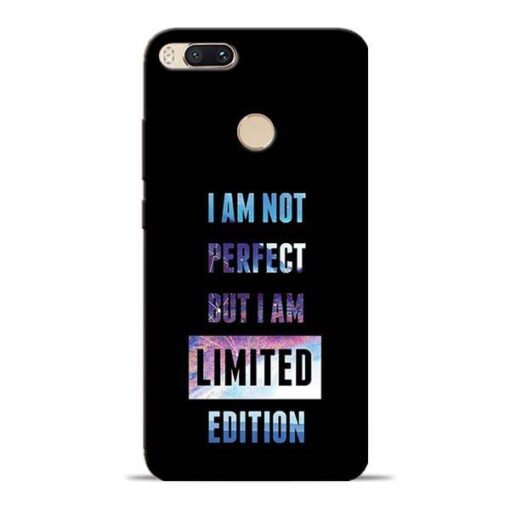 I Am Not Perfect Mi A1 Mobile Cover