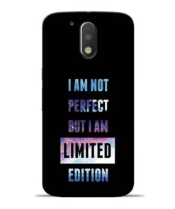 I Am Not Perfect Moto G4 Mobile Cover