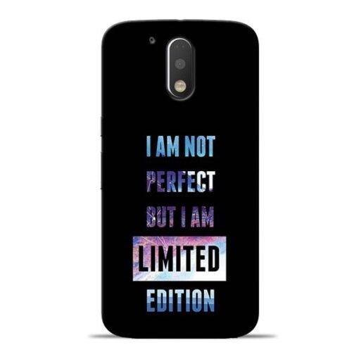 I Am Not Perfect Moto G4 Plus Mobile Cover