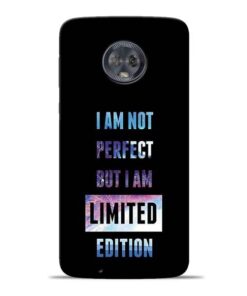 I Am Not Perfect Moto G6 Mobile Cover