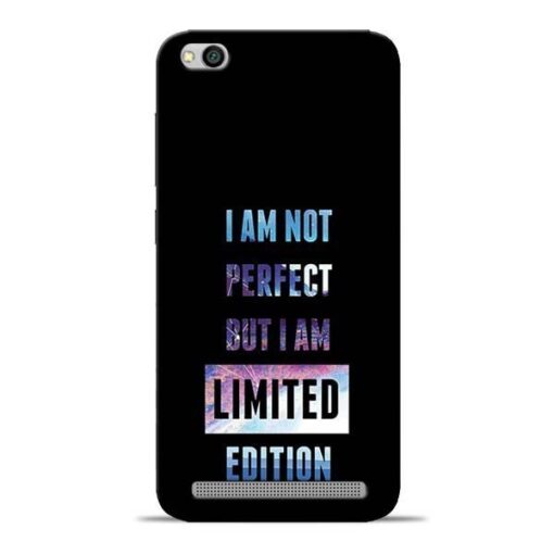 I Am Not Perfect Redmi 5A Mobile Cover