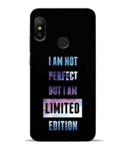 I Am Not Perfect Redmi 6 Pro Mobile Cover