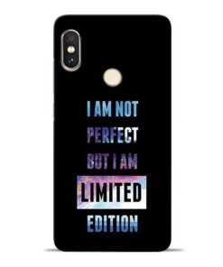 I Am Not Perfect Redmi Note 5 Pro Mobile Cover