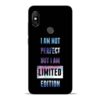 I Am Not Perfect Redmi Note 6 Pro Mobile Cover