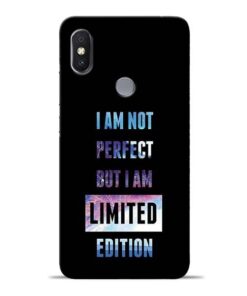 I Am Not Perfect Redmi S2 Mobile Cover
