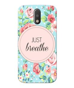 Just Breathe Moto G4 Mobile Cover