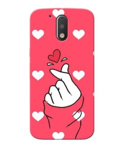 Little Heart Moto G4 Mobile Cover