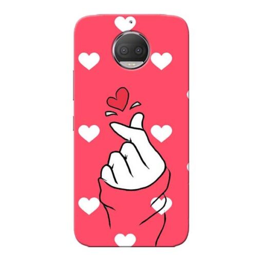 Little Heart Moto G5s Plus Mobile Cover