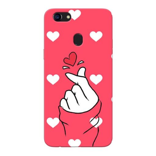 Little Heart Oppo F5 Mobile Cover