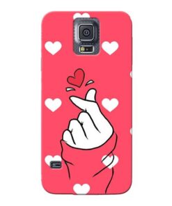 Little Heart Samsung Galaxy S5 Mobile Cover