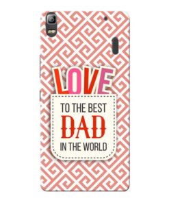 Love Dad Lenovo K3 Note Mobile Cover