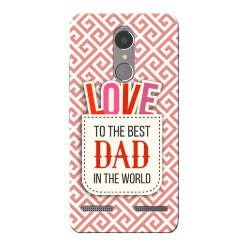Love Dad Lenovo K6 Power Mobile Cover