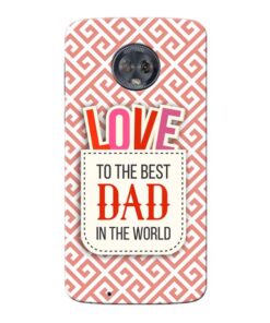 Love Dad Moto G6 Mobile Cover