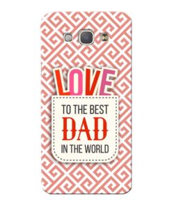 Love Dad Samsung Galaxy A8 2015 Mobile Cover