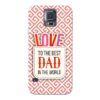 Love Dad Samsung Galaxy S5 Mobile Cover