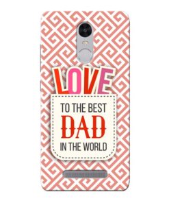 Love Dad Xiaomi Redmi Note 3 Mobile Cover