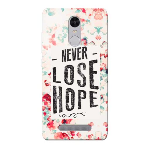 Never Lose Xiaomi Redmi Note 3 Mobile Cover