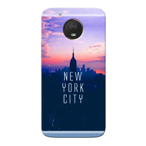 New York City Moto E4 Plus Mobile Cover