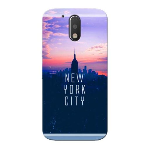 New York City Moto G4 Plus Mobile Cover