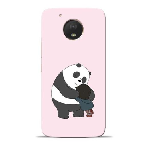 Panda Close Hug Moto E4 Plus Mobile Cover