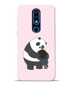 Panda Close Hug Nokia 6.1 Plus Mobile Cover