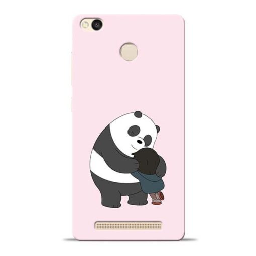 Panda Close Hug Redmi 3s Prime Mobile Cover