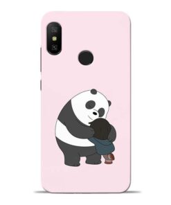 Panda Close Hug Redmi 6 Pro Mobile Cover