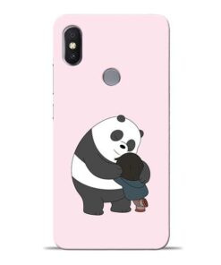 Panda Close Hug Redmi S2 Mobile Cover