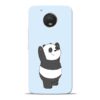 Panda Hands Up Moto E4 Plus Mobile Cover